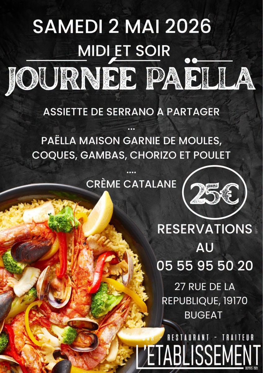 Journée Paëlla à l'Etablissement