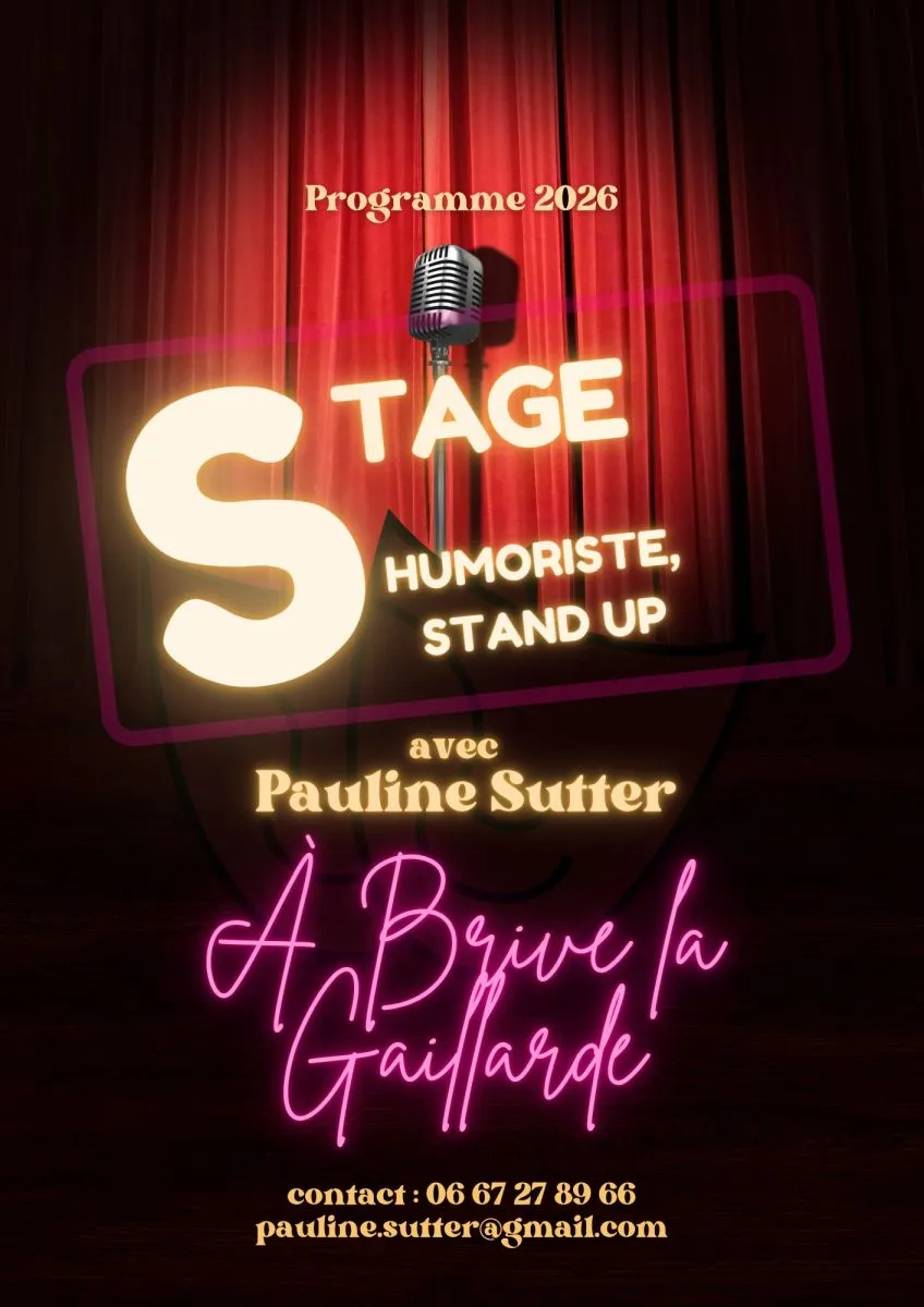 Stages de Stand-Up-Pa ... - Crédit: pauline Sutter