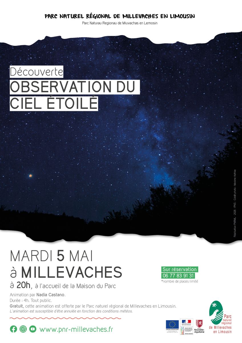 Découverte observation du ciel étoilé