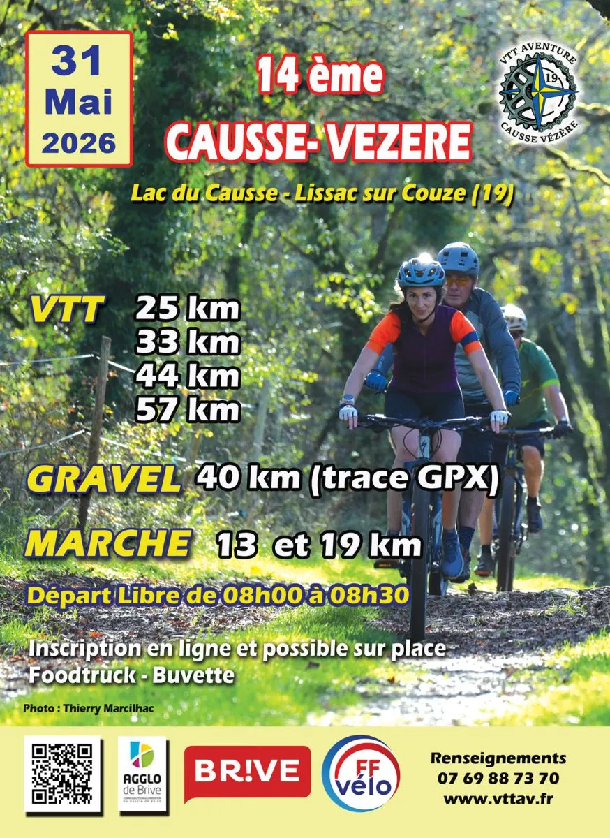14ème Causse Vézère - Crédit: Vtt aventure Causse Vézère
