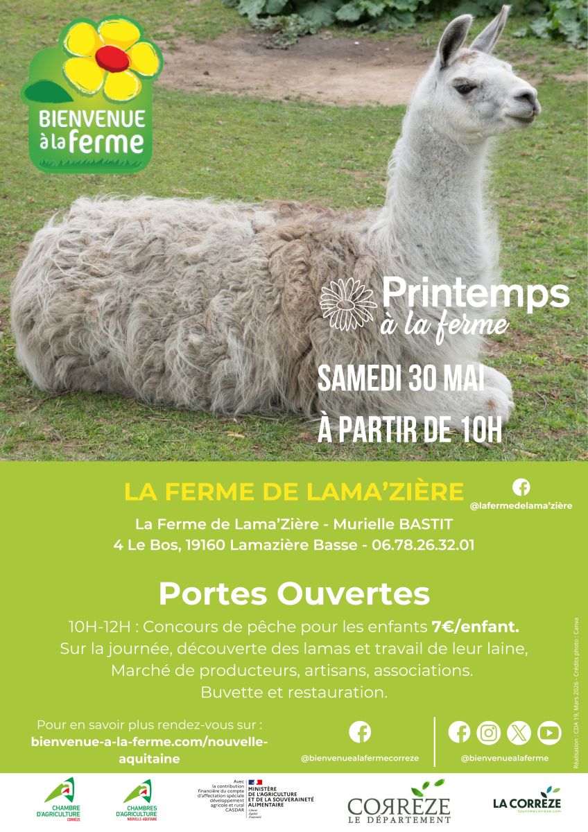 Ferme de lama'zière - Printemps à la ferme - BAF