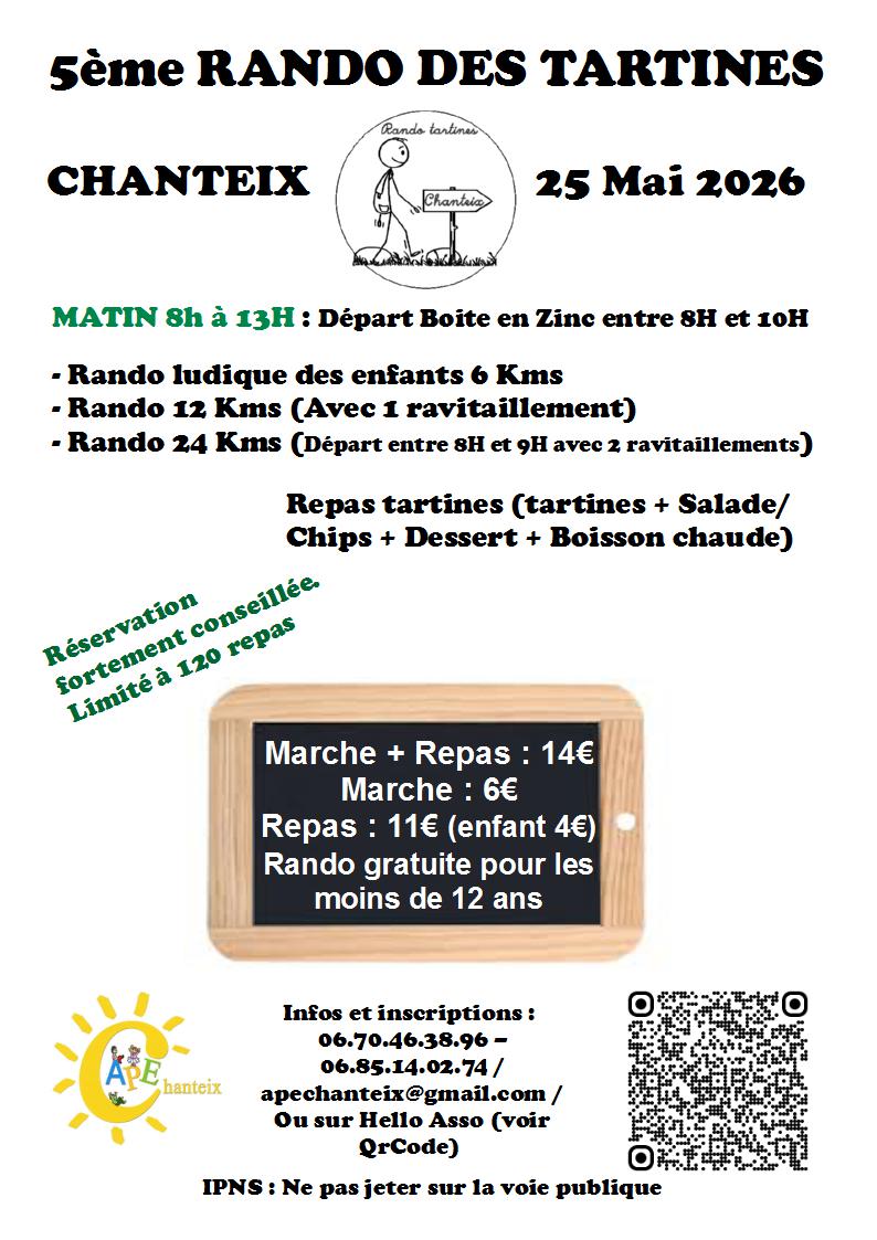 5ème Rando des tartines