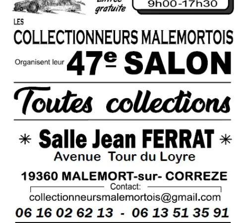 47ème Salon des Collectionneurs Malemortois