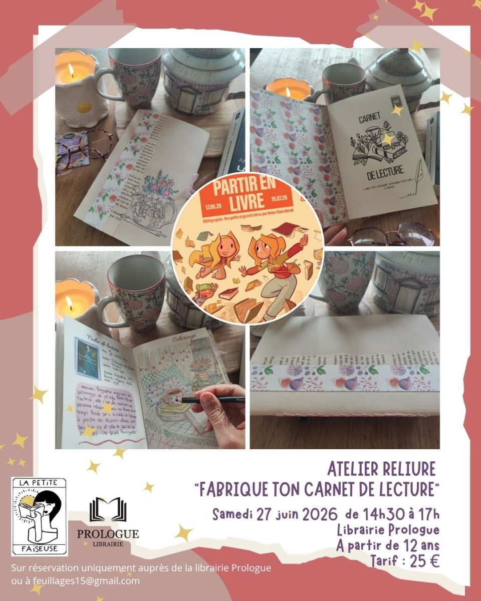 Atelier reliure "Fabr ... - Crédit: ©Librairie Prologue
