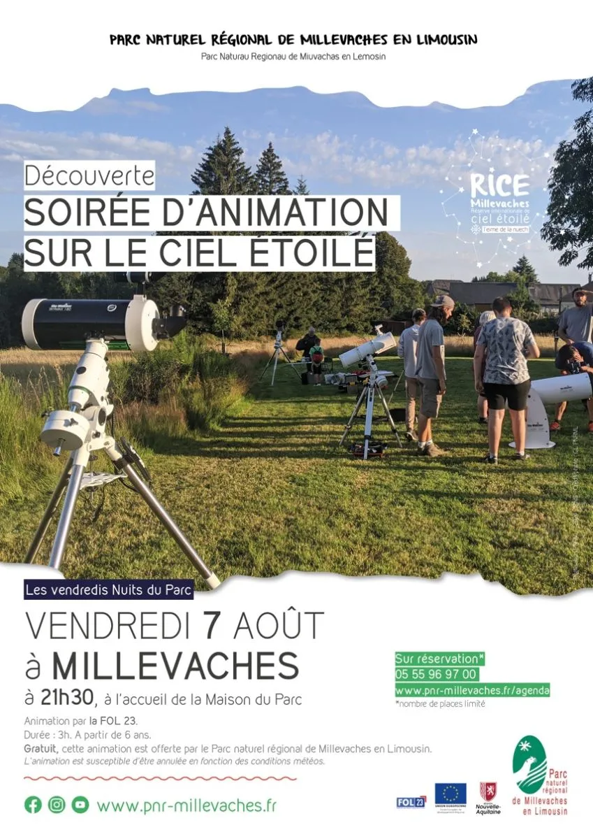 Soirée d'animation su ... - Crédit: PNR MILLEVACHES