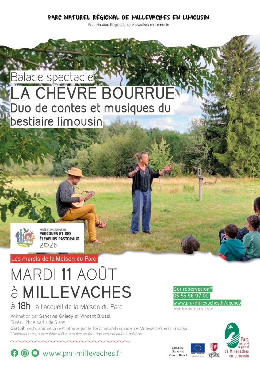 Spectacle La chèvre bourrue, duo de contes et  ...