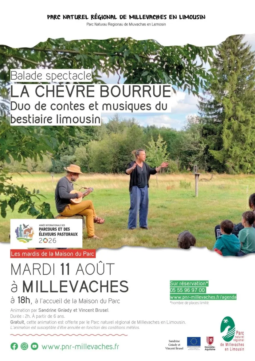 Spectacle La chèvre b ... - Crédit: PNR MILLEVACHES