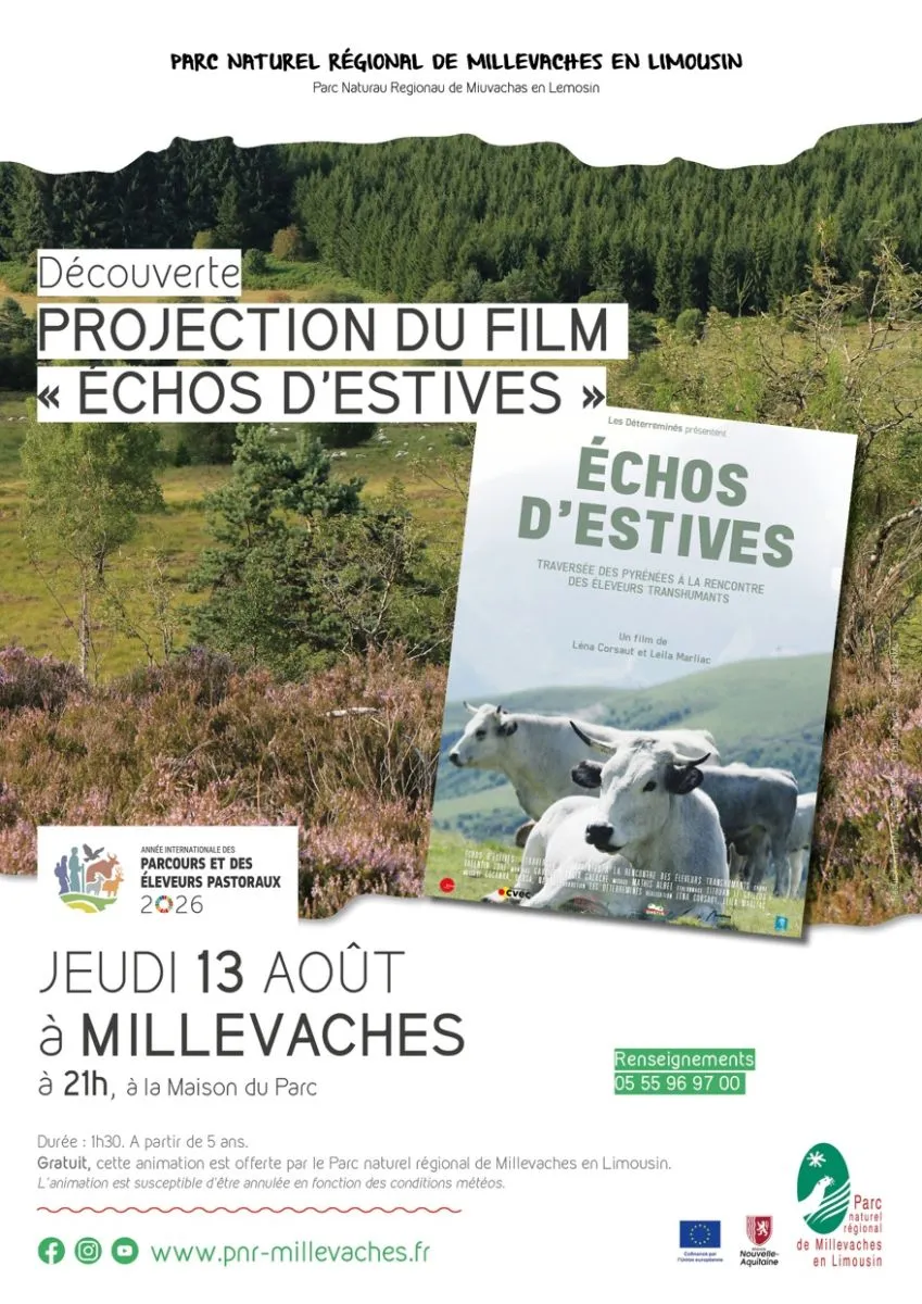 Projection du film "E ... - Crédit: PNR MILLEVACHES