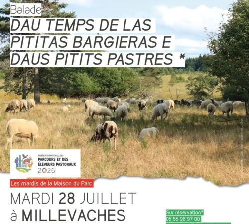 "Dau temps de las pititas bargieras e daus pitits pastres" (Au temps des petites bergères et des petits pâtres)