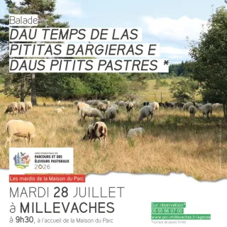 "Dau temps de las pititas bargieras e daus pitits pastres" (Au temps des petites bergères et des petits pâtres)
