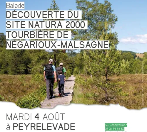 Découverte du site Natura 2000 Tourbière de Négarioux-Malsagne