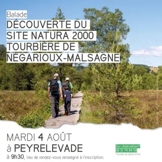 Découverte du site Natura 2000 Tourbière de Négarioux-Malsagne