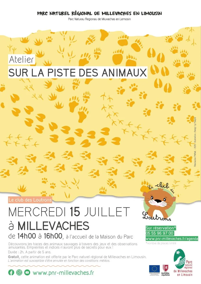 Atelier sur la piste ... - Crédit: PNR MILLEVACHES