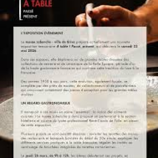 Exposition: A table ! Passé, présent (Musée Labenche)