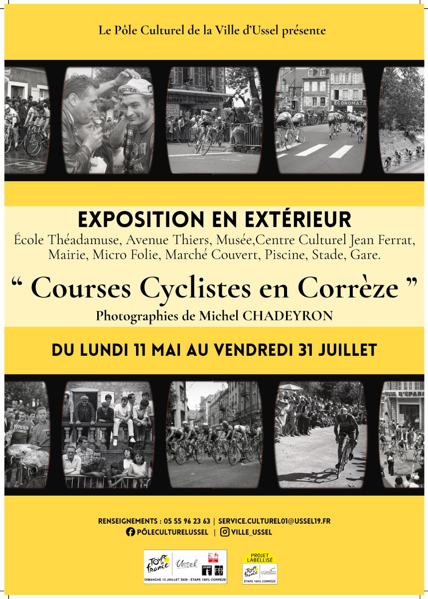 Exposition en extérieur "Courses cyclistes en  ...