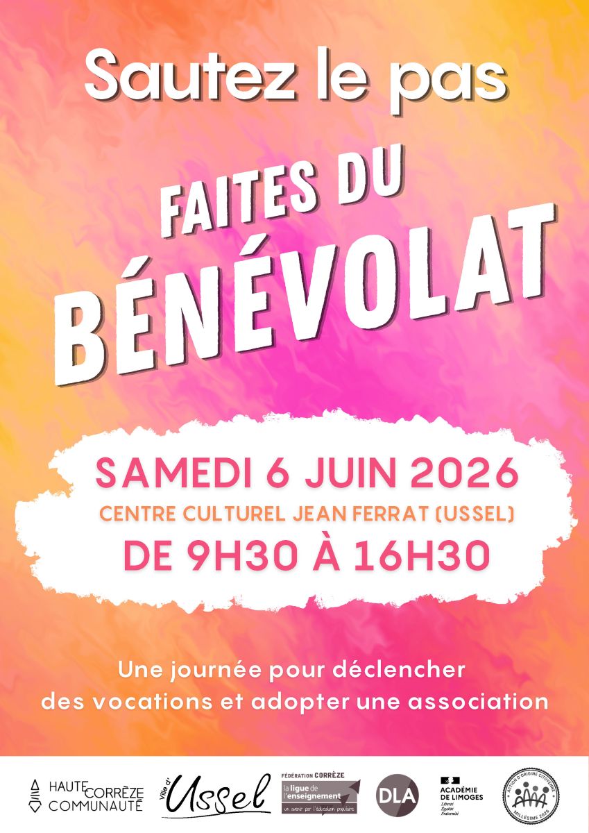 Sautez le pas faites du bénévolat