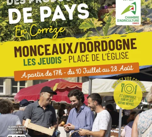 Marché des Producteurs de Pays de Monceaux sur Dordogne