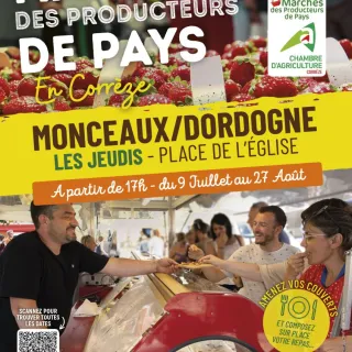 Marché des Producteurs de Pays de Monceaux sur Dordogne