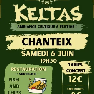 Soirée Irlandaise : Concert Keltas