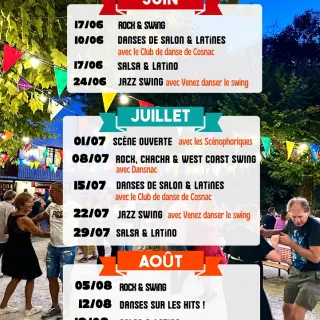 Cartouche & Cravate : soirée danse au bord de l'eau