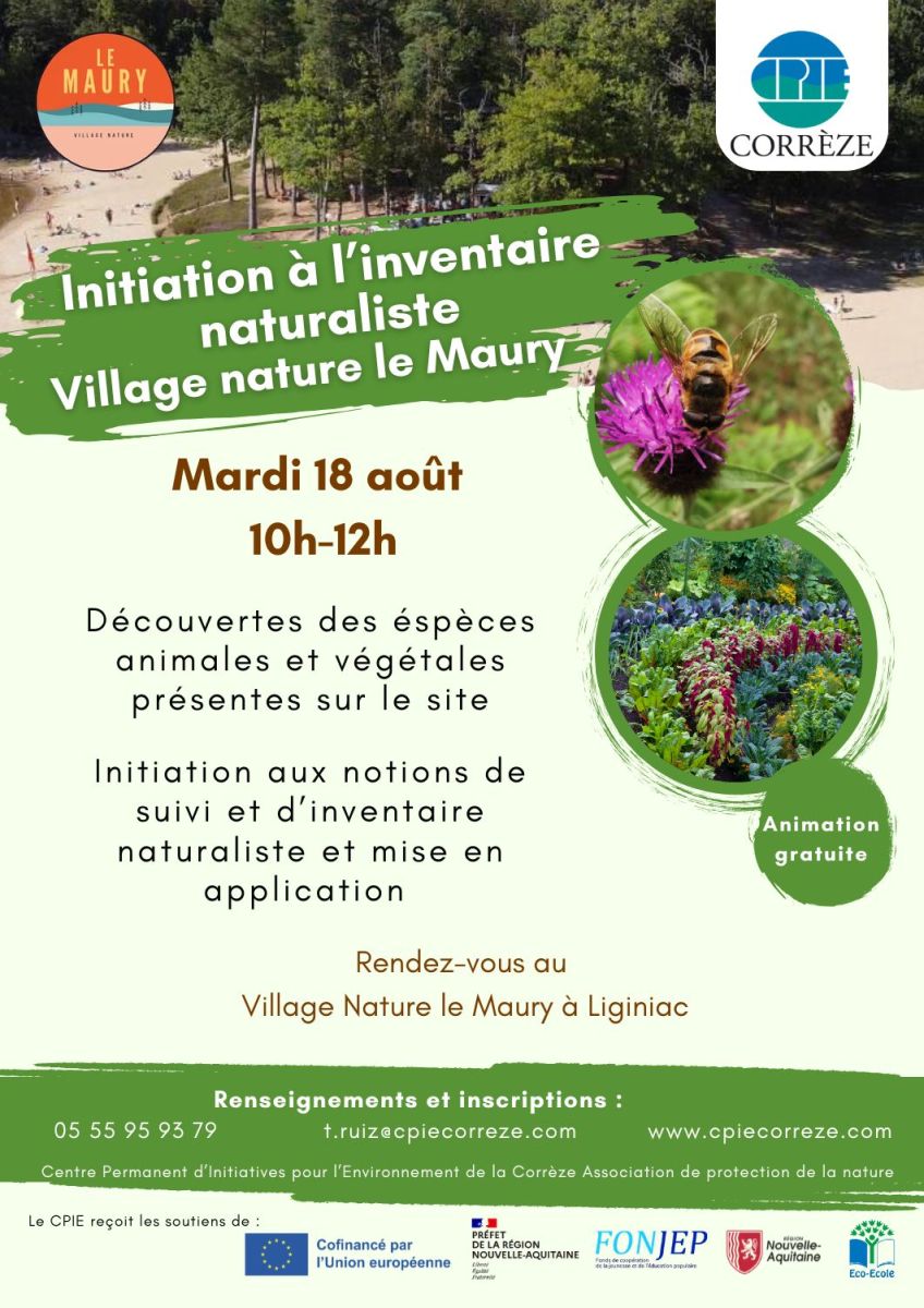 Initiation à l'inventaire naturaliste au Villa ...