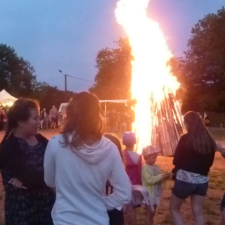 Feu de la Saint-Jean à Collonges-La-Rouge