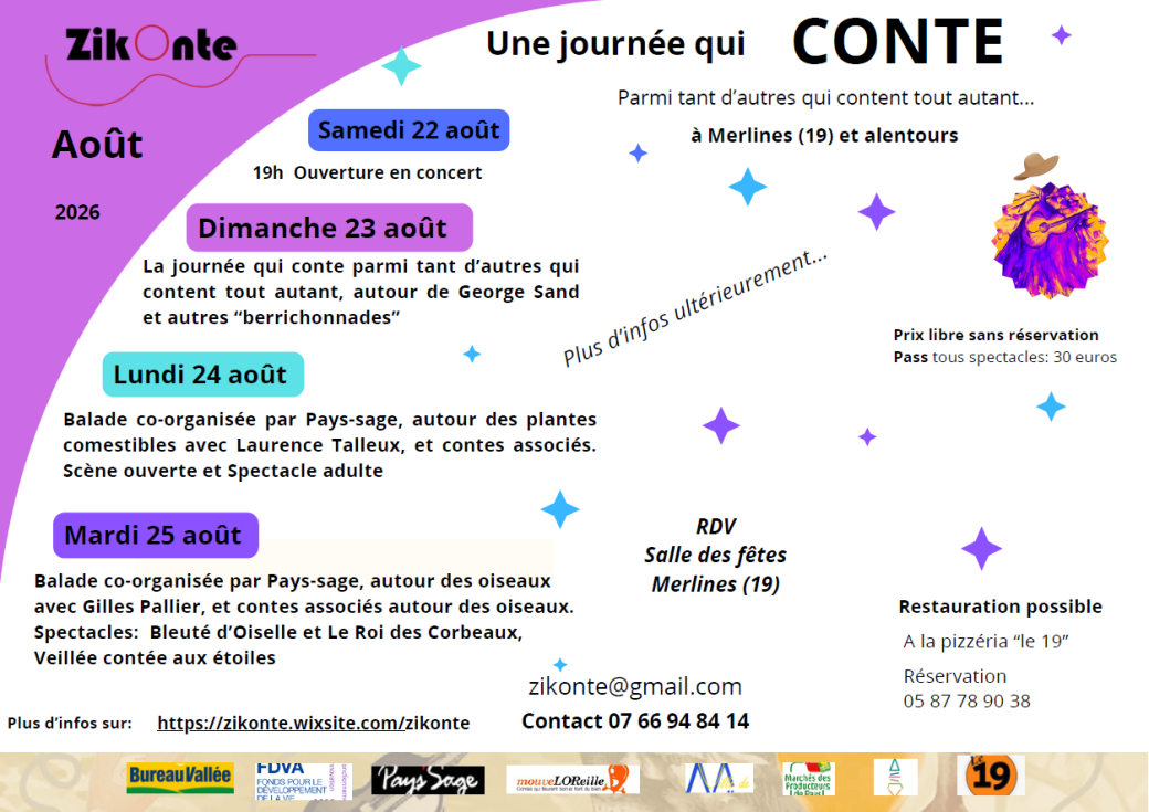 Une journée qui conte ... - Crédit: Zikonte