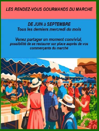 Marché gourmand - Crédit: Mairie de Noailles