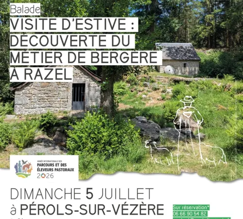 Visite d'estive : découverte du métier de bergère à Razel
