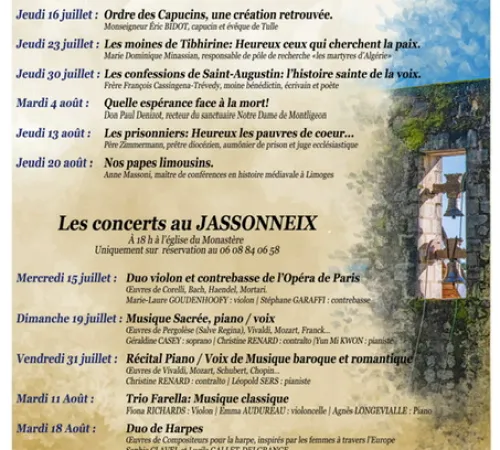 Visite du monastère du Jassonneix