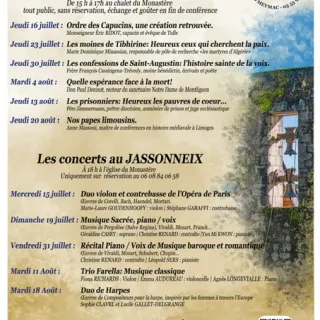 Visite du monastère du Jassonneix