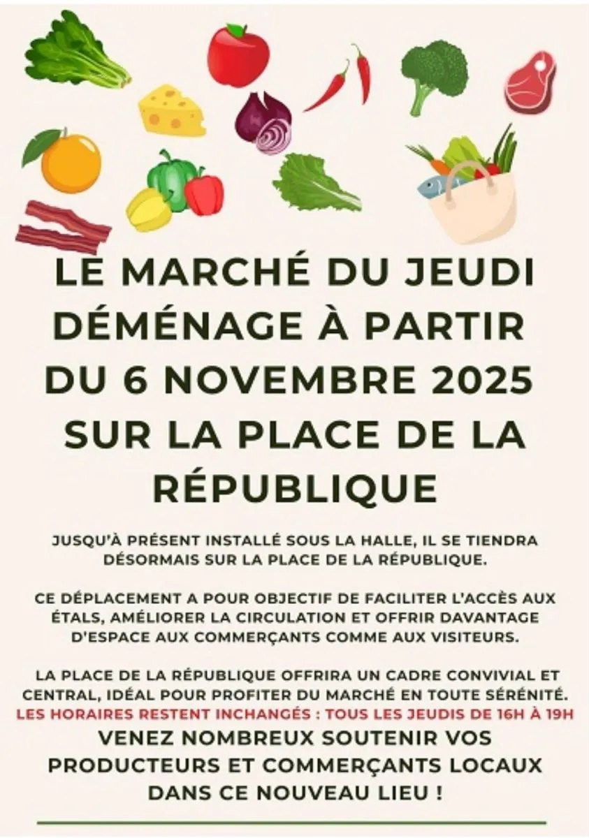 Marché du jeudi - Crédit: ©Mairie de Treignac