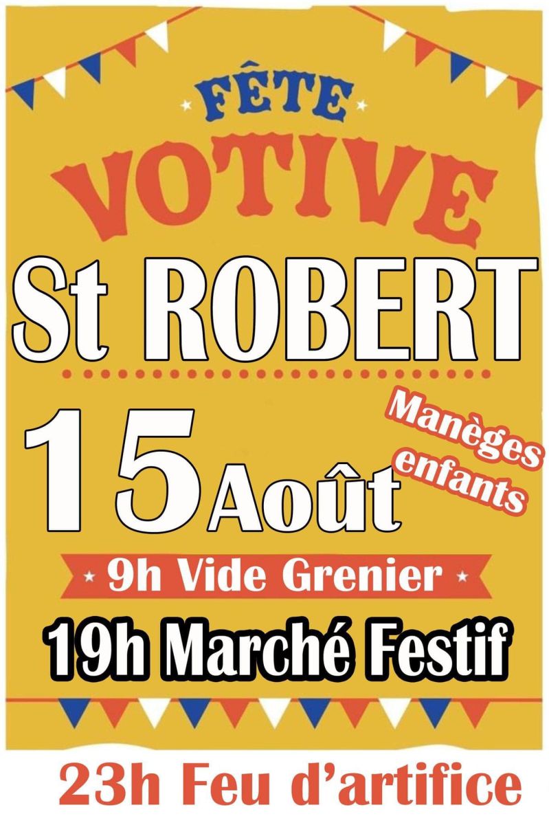 Vide grenier à Saint-Robert