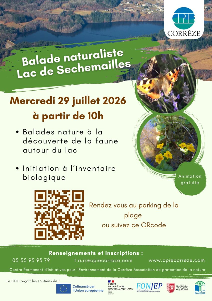 Balade naturaliste au lac de Séchemaille
