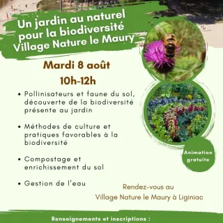 Un jardin au naturel pour la biodiversité