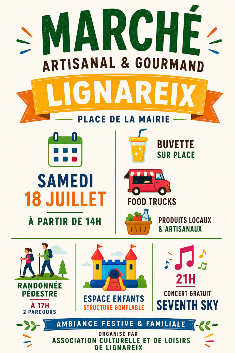 Marché artisanal et g ... - Crédit: Marché Lignareix