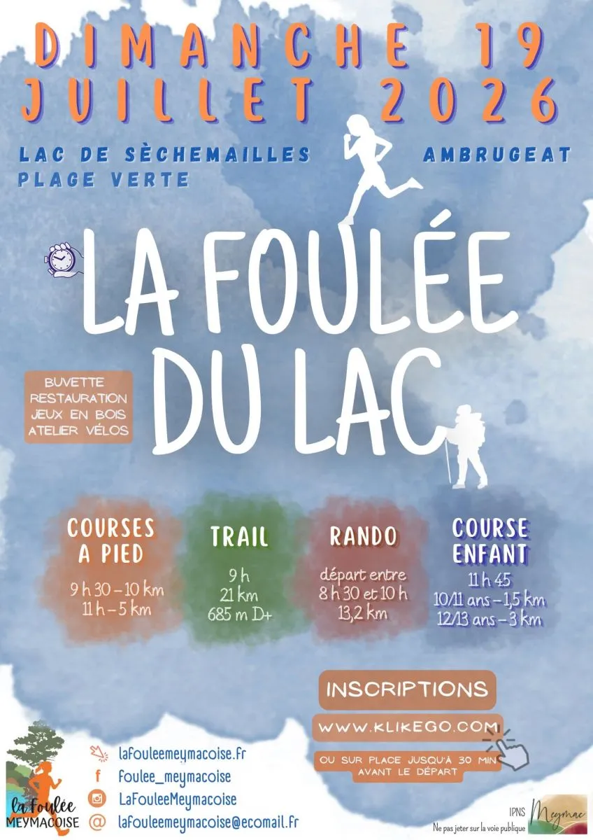La Foulée du Lac - Crédit: La Foulée Meymacoise