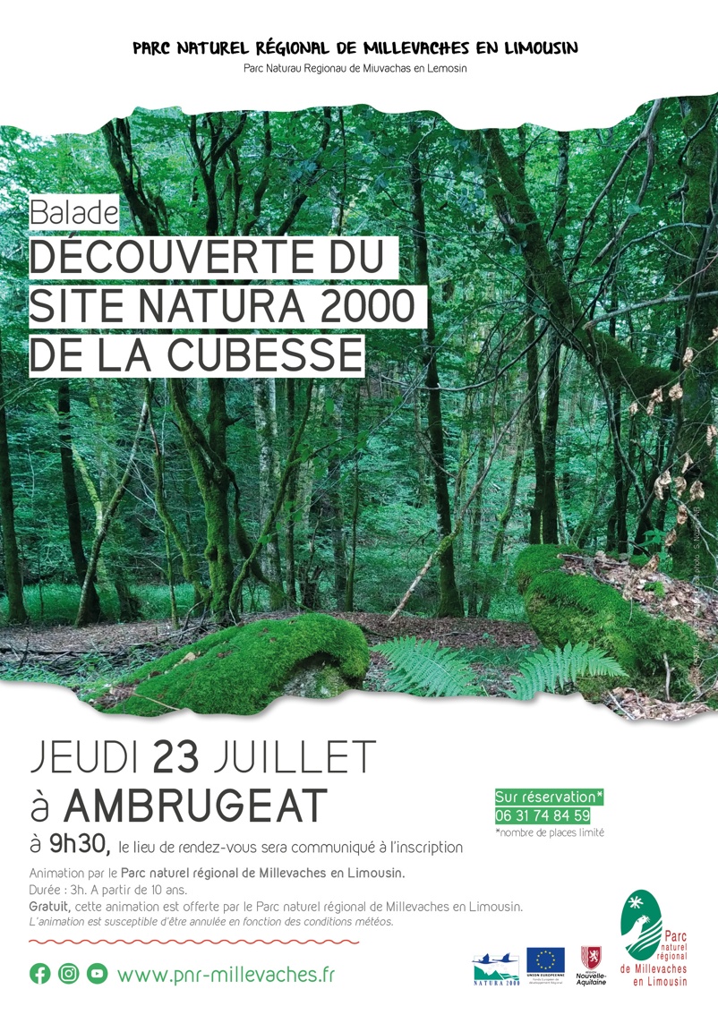 Découverte du site Natura 2000 de la Cubesse