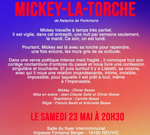 Théâtre "Mickey la Torche" compagnie Dix9