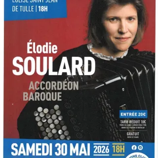 Festival Tulle remet le son : Concert Elodie Soulard