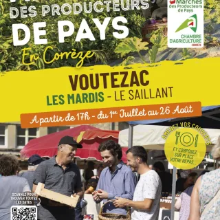 Marché des Producteurs de Pays Voutezac - Le Saillant
