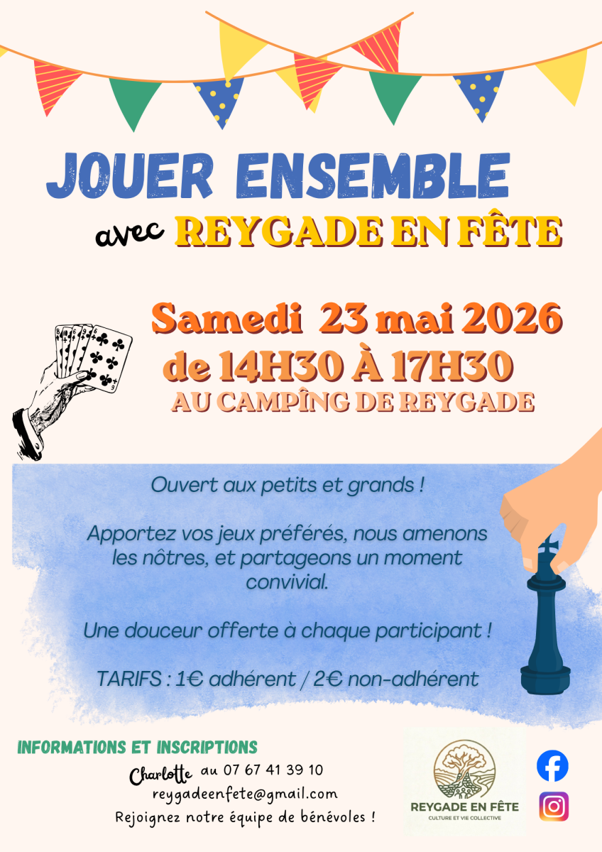 Jouer ensemble avec Reygade en fête