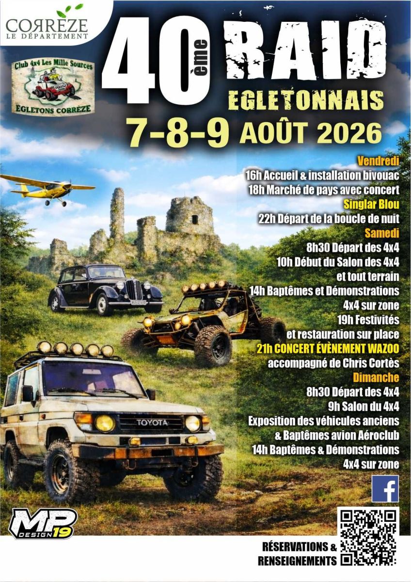 RAID ÉGLETONNAIS 2026 - 40 ANS