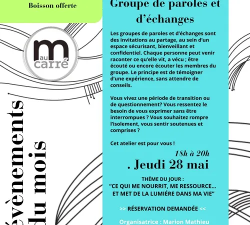 Groupe de paroles et d'échanges