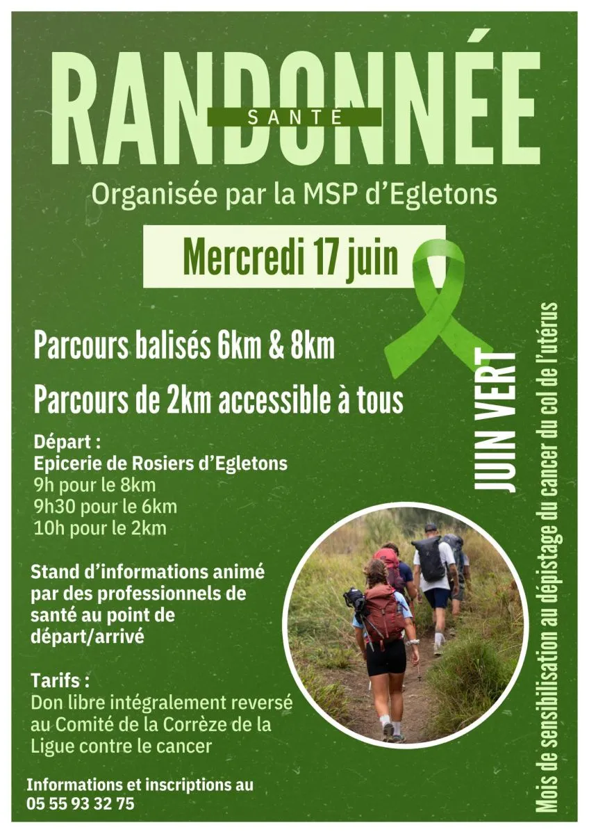 Randonnée Santé - Crédit: MSP Egletons