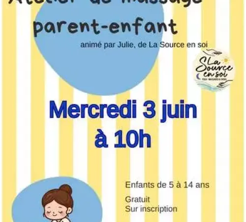 Médiathéque : Atelier Massages Parents-enfants