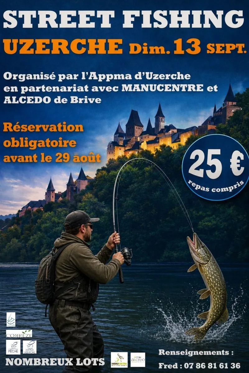 Street Fishing - Crédit: Aappma des Pêcheurs d'Uzerche