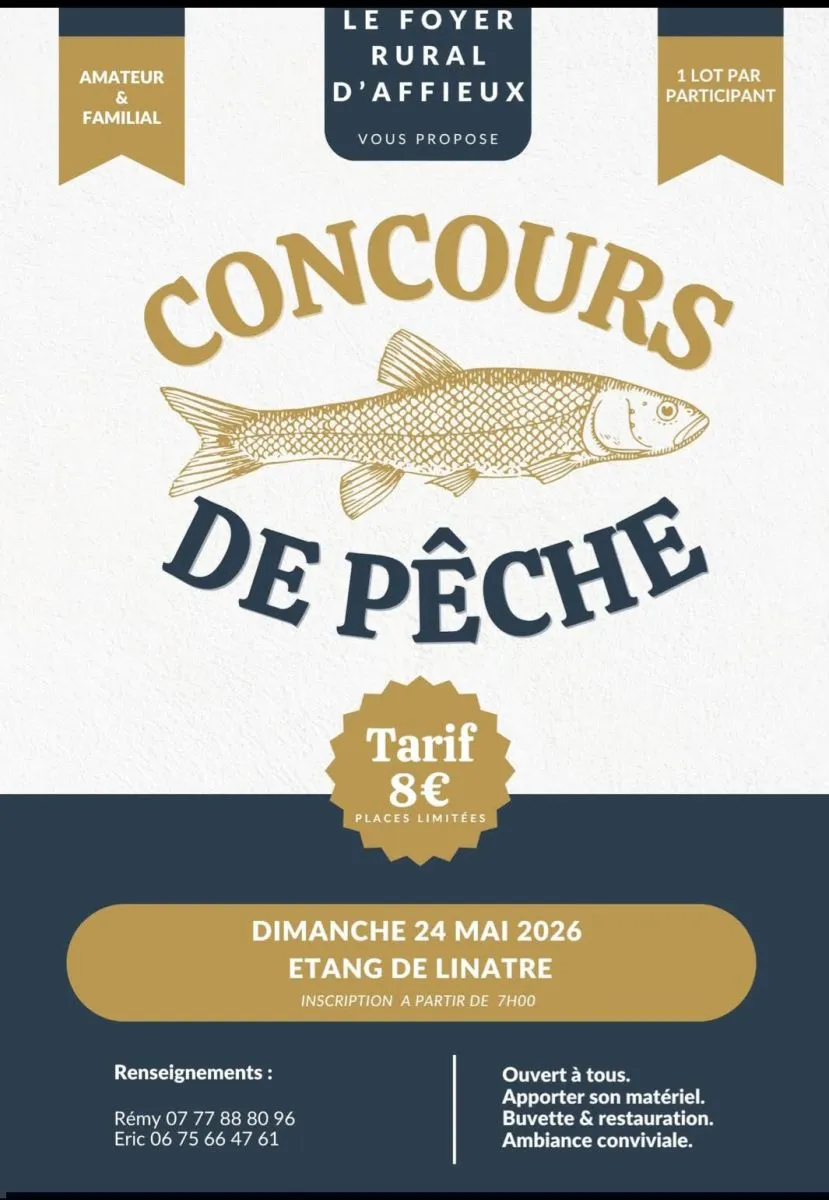 Concours de pêche à A ... - Crédit: © Foyer Rural Affieux