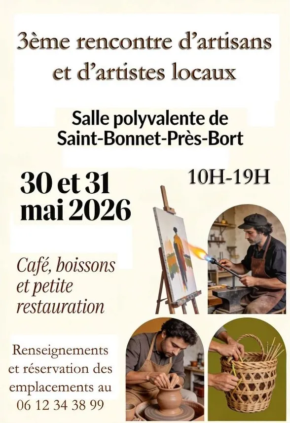 3ème rencontre d'arti ... - Crédit: ST BONNET PRES BORT