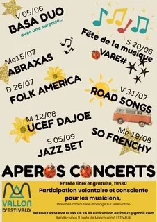 Apéro concert: fête d ... - Crédit: Vallon d'Estivaux